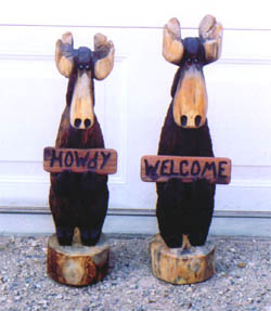 Boulder Canyon Bears&hellip;Quality Chainsaw Carvings